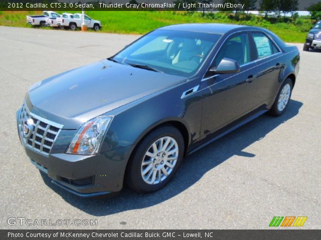 2012 Cadillac CTS 3.0 Sedan in Thunder Gray ChromaFlair