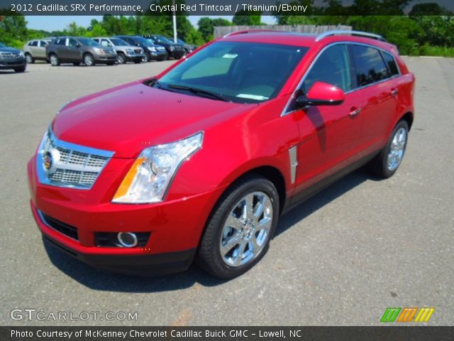 2012 Cadillac SRX Performance in Crystal Red Tintcoat