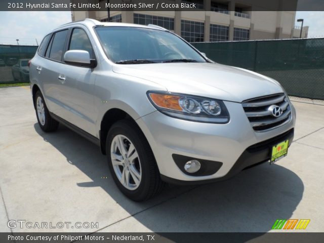 2012 Hyundai Santa Fe Limited in Moonstone Silver