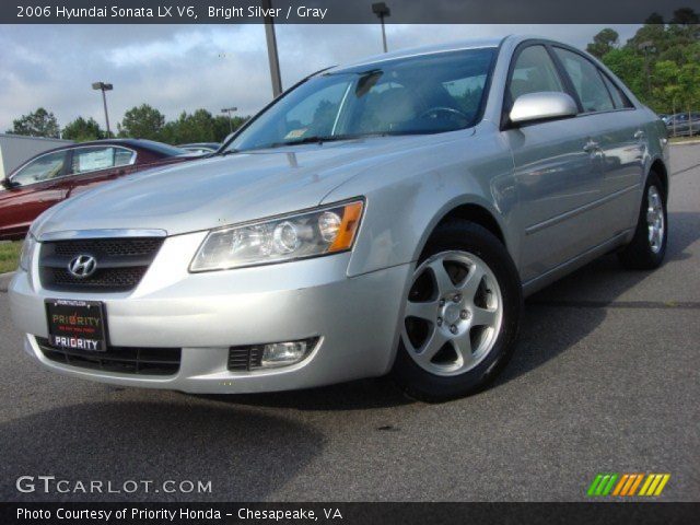 2006 Hyundai Sonata LX V6 in Bright Silver