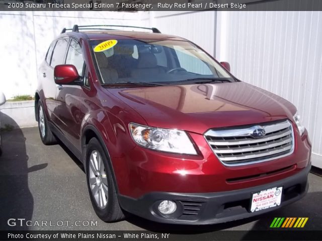 2009 Subaru Tribeca Special Edition 7 Passenger in Ruby Red Pearl
