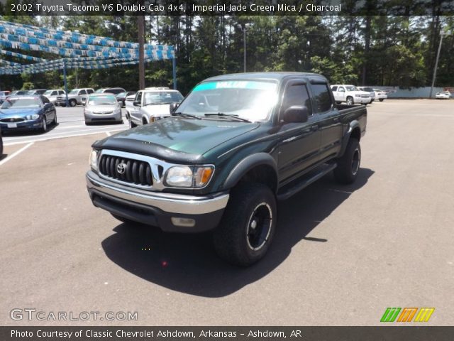 2002 Toyota Tacoma V6 Double Cab 4x4 in Imperial Jade Green Mica