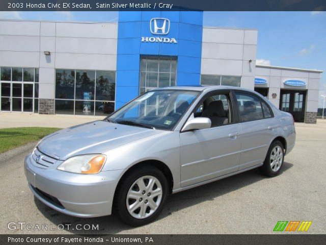 2003 Honda Civic EX Sedan in Satin Silver Metallic