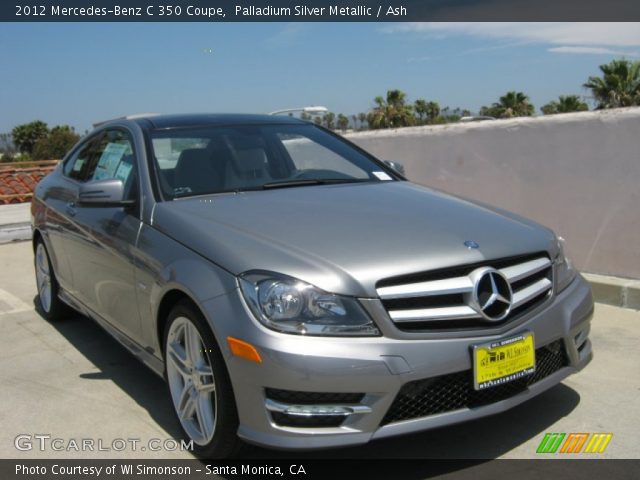 2012 Mercedes-Benz C 350 Coupe in Palladium Silver Metallic