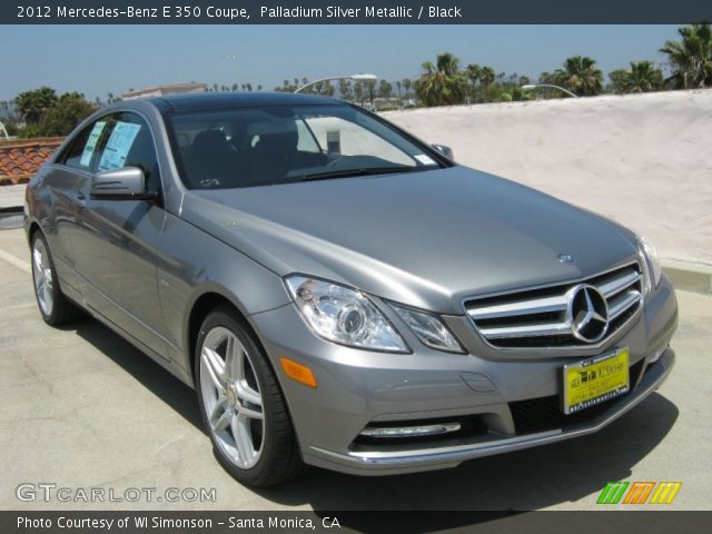 2012 Mercedes-Benz E 350 Coupe in Palladium Silver Metallic
