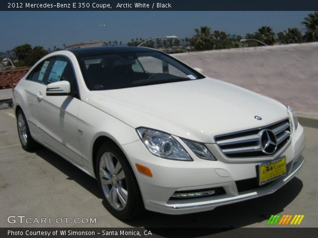 2012 Mercedes-Benz E 350 Coupe in Arctic White