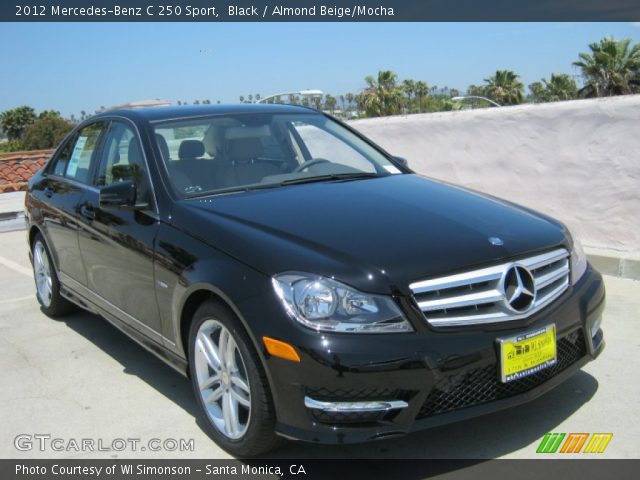 2012 Mercedes-Benz C 250 Sport in Black