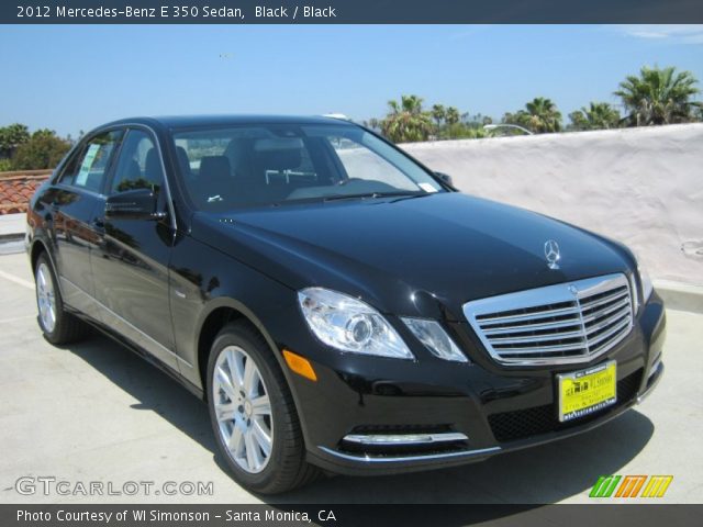 2012 Mercedes-Benz E 350 Sedan in Black