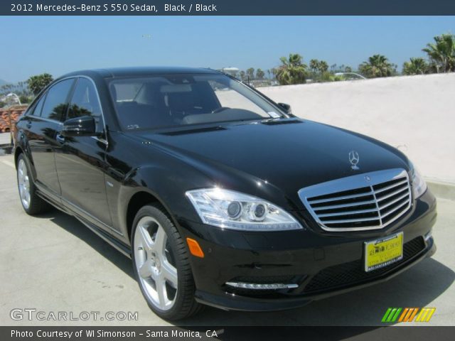 2012 Mercedes-Benz S 550 Sedan in Black