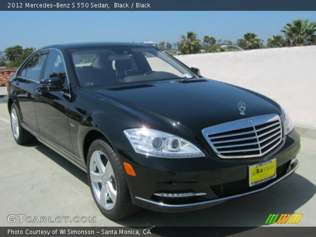 2012 Mercedes-Benz S 550 Sedan in Black