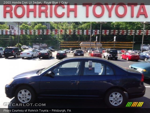 2003 Honda Civic LX Sedan in Royal Blue