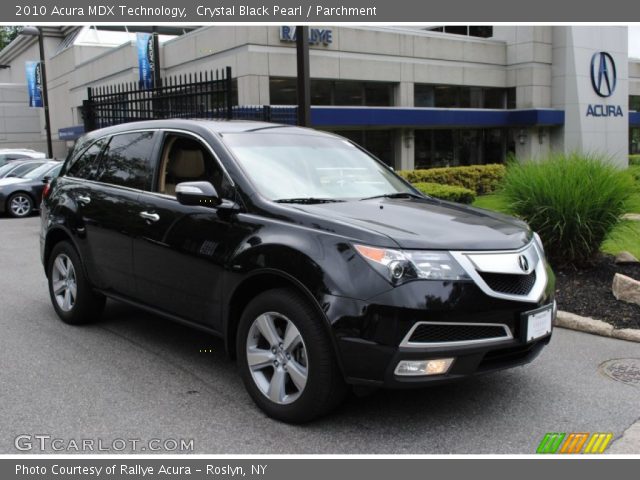 2010 Acura MDX Technology in Crystal Black Pearl