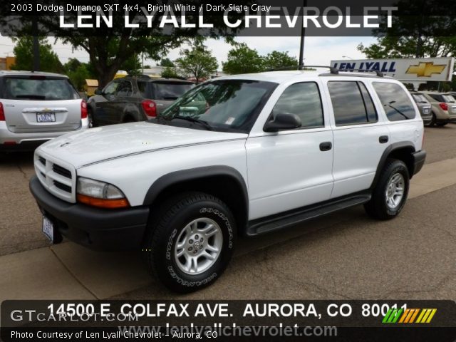 2003 Dodge Durango SXT 4x4 in Bright White