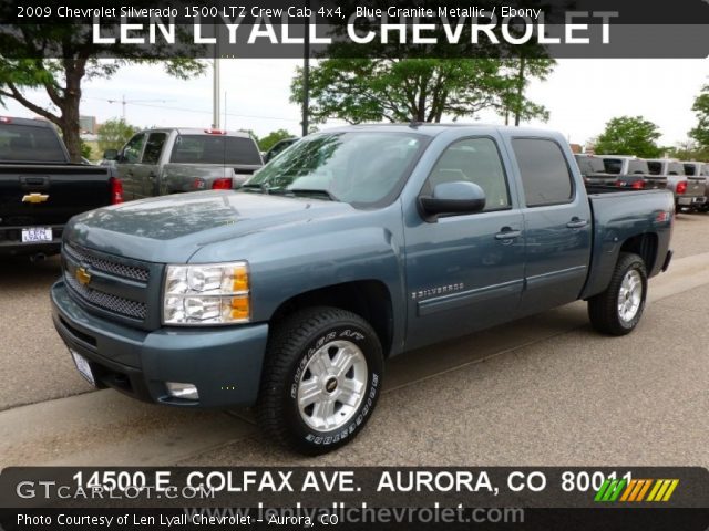 2009 Chevrolet Silverado 1500 LTZ Crew Cab 4x4 in Blue Granite Metallic