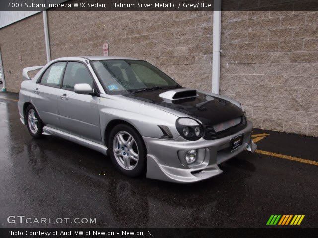 2003 Subaru Impreza WRX Sedan in Platinum Silver Metallic