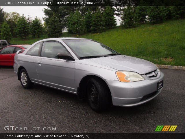 2002 Honda Civic LX Coupe in Titanium Metallic