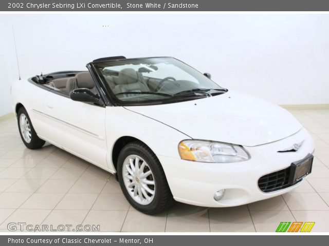 2002 Chrysler Sebring LXi Convertible in Stone White