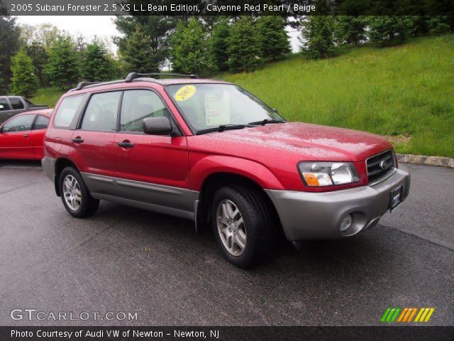 2005 Subaru Forester 2.5 XS L.L.Bean Edition in Cayenne Red Pearl