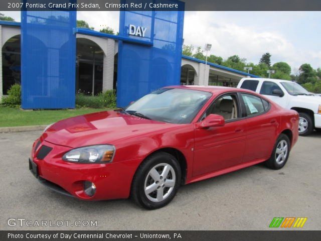 2007 Pontiac Grand Prix Sedan in Crimson Red