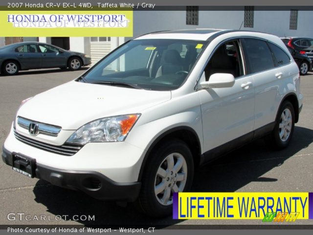 2007 Honda CR-V EX-L 4WD in Taffeta White