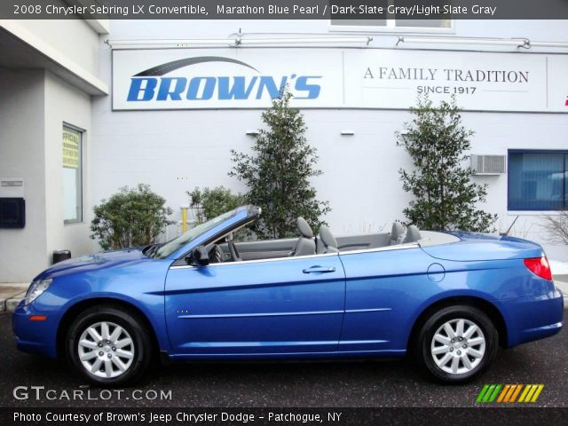 2008 Chrysler Sebring LX Convertible in Marathon Blue Pearl