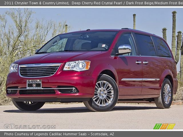 2011 Chrysler Town & Country Limited in Deep Cherry Red Crystal Pearl