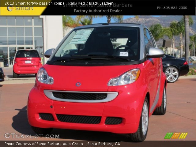 2013 Smart fortwo passion coupe in Rally Red