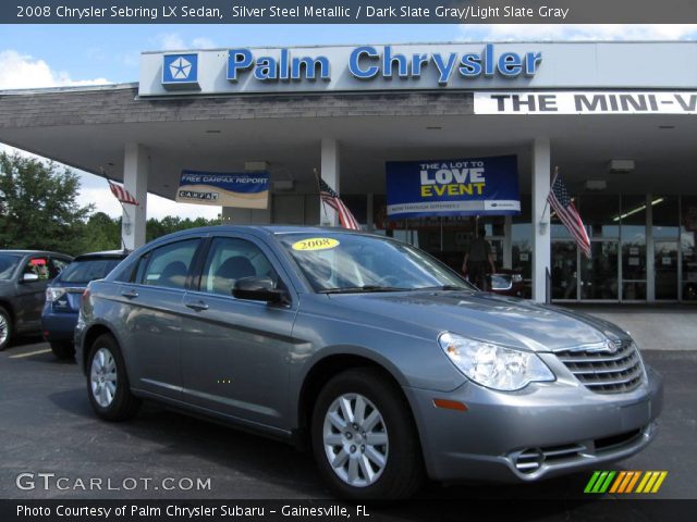 2008 Chrysler Sebring LX Sedan in Silver Steel Metallic