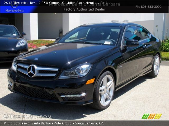 2012 Mercedes-Benz C 350 Coupe in Obsidian Black Metallic