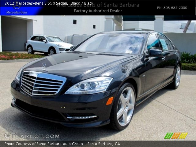 2012 Mercedes-Benz S 550 Sedan in Black
