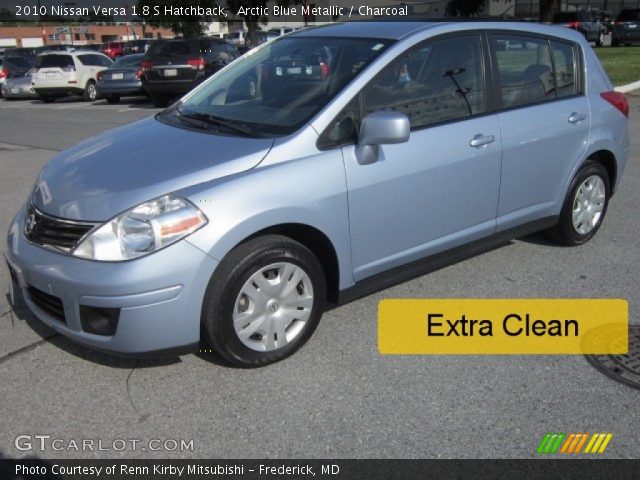 2010 Nissan Versa 1.8 S Hatchback in Arctic Blue Metallic