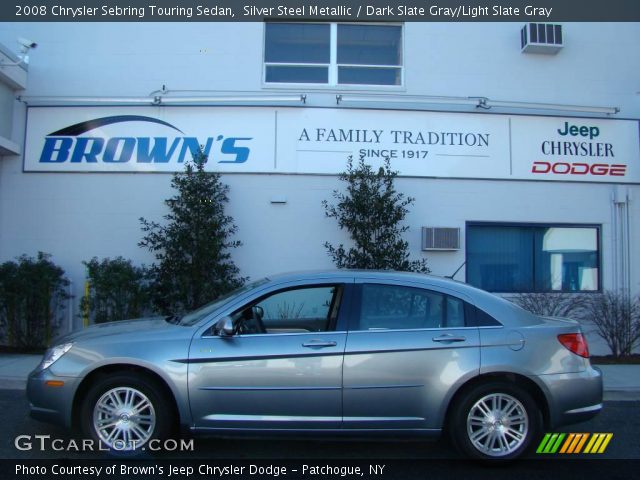 2008 Chrysler Sebring Touring Sedan in Silver Steel Metallic