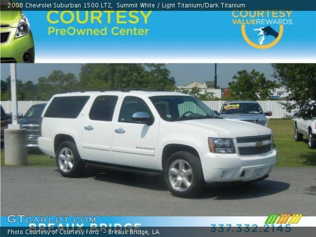 2008 Chevrolet Suburban 1500 LTZ in Summit White