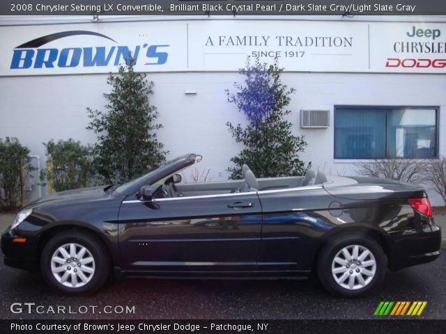 2008 Chrysler Sebring LX Convertible in Brilliant Black Crystal Pearl