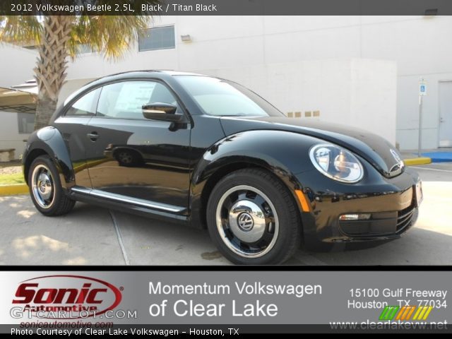 2012 Volkswagen Beetle 2.5L in Black