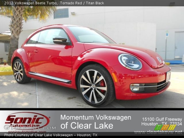2012 Volkswagen Beetle Turbo in Tornado Red