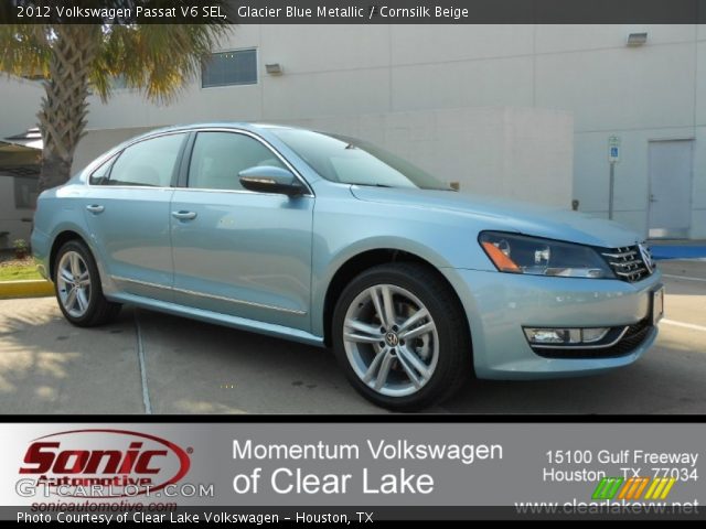 2012 Volkswagen Passat V6 SEL in Glacier Blue Metallic