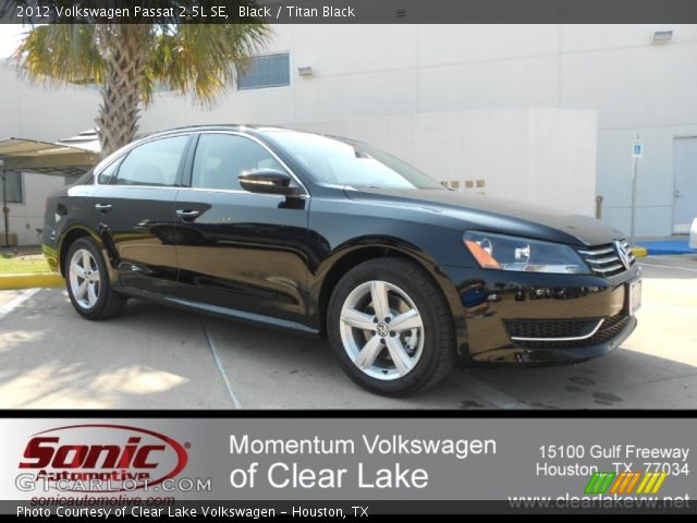 2012 Volkswagen Passat 2.5L SE in Black