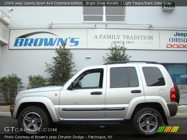 2004 Jeep Liberty Sport 4x4 Columbia Edition in Bright Silver Metallic