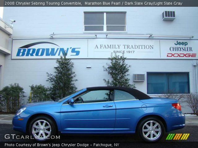 2008 Chrysler Sebring Touring Convertible in Marathon Blue Pearl