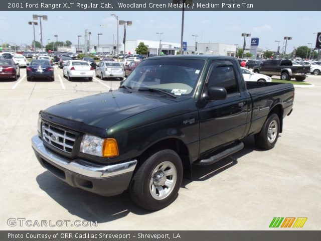 2001 Ford Ranger XLT Regular Cab in Woodland Green Metallic