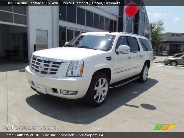 2009 Cadillac Escalade ESV AWD in White Diamond