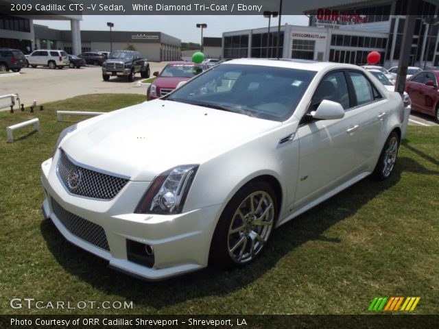 2009 Cadillac CTS -V Sedan in White Diamond Tri-Coat