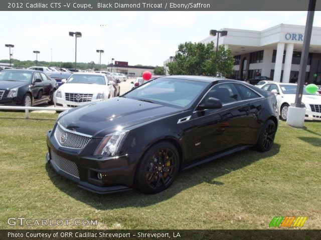 2012 Cadillac CTS -V Coupe in Black Diamond Tricoat