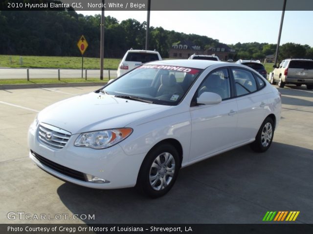 2010 Hyundai Elantra GLS in Nordic White