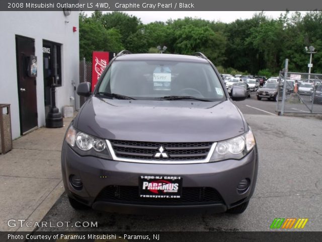 2008 Mitsubishi Outlander LS 4WD in Graphite Gray Pearl
