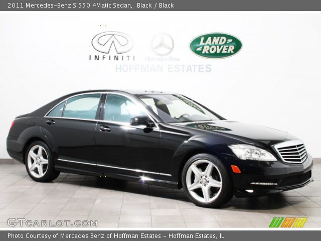 2011 Mercedes-Benz S 550 4Matic Sedan in Black