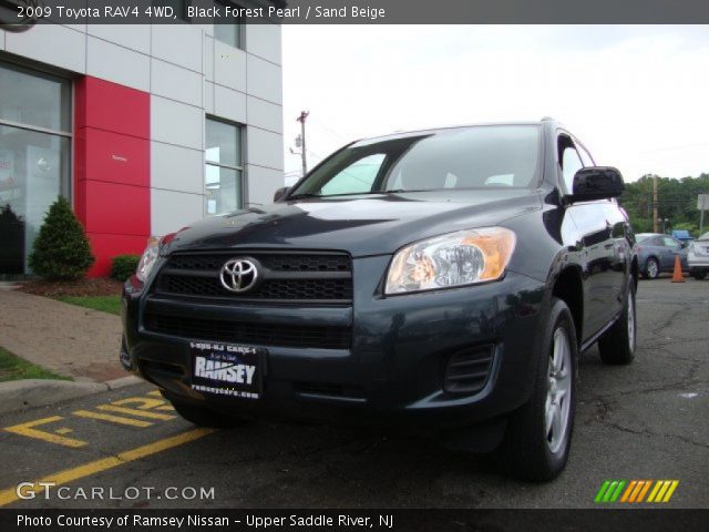 2009 Toyota RAV4 4WD in Black Forest Pearl