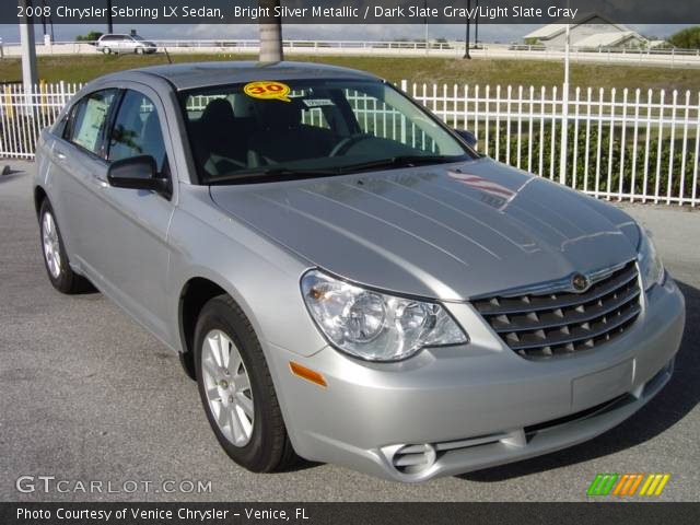 2008 Chrysler Sebring LX Sedan in Bright Silver Metallic