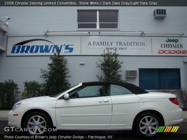 2008 Chrysler Sebring Limited Convertible in Stone White